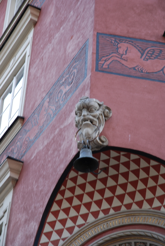 Buildings of the old town in Warsaw
